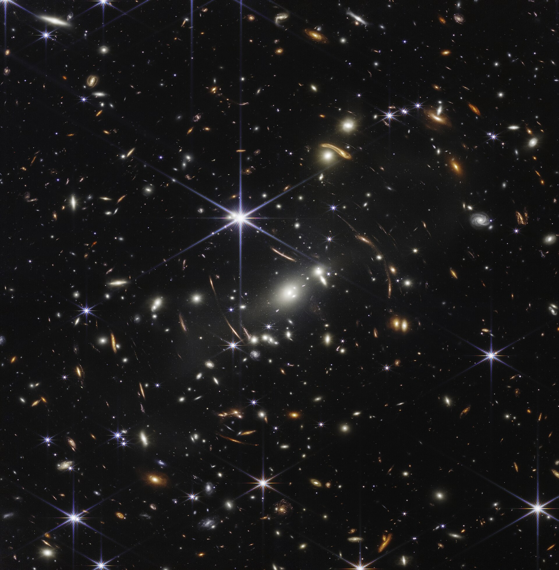 Webb's First Deep Field — thousands of galaxies in a speck of sky