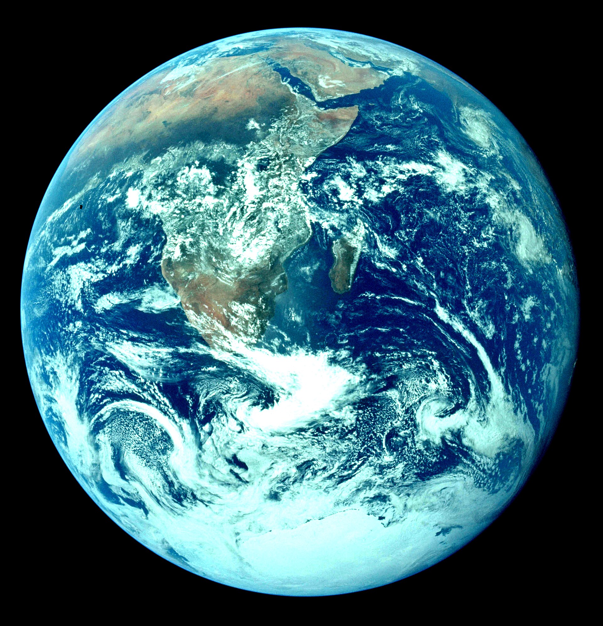 Earth seen whole from space